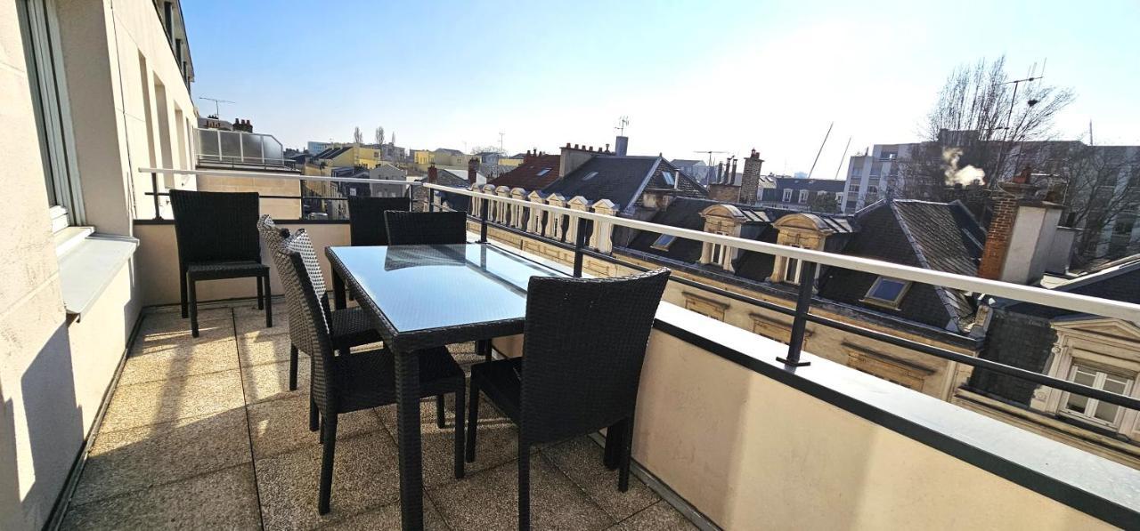 Charmant Appartement Proche Centre Ville 랭스 외부 사진